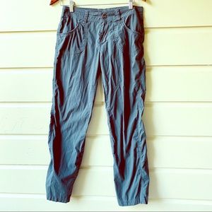 Kuhl hiking pants grey blue rolled leg 6